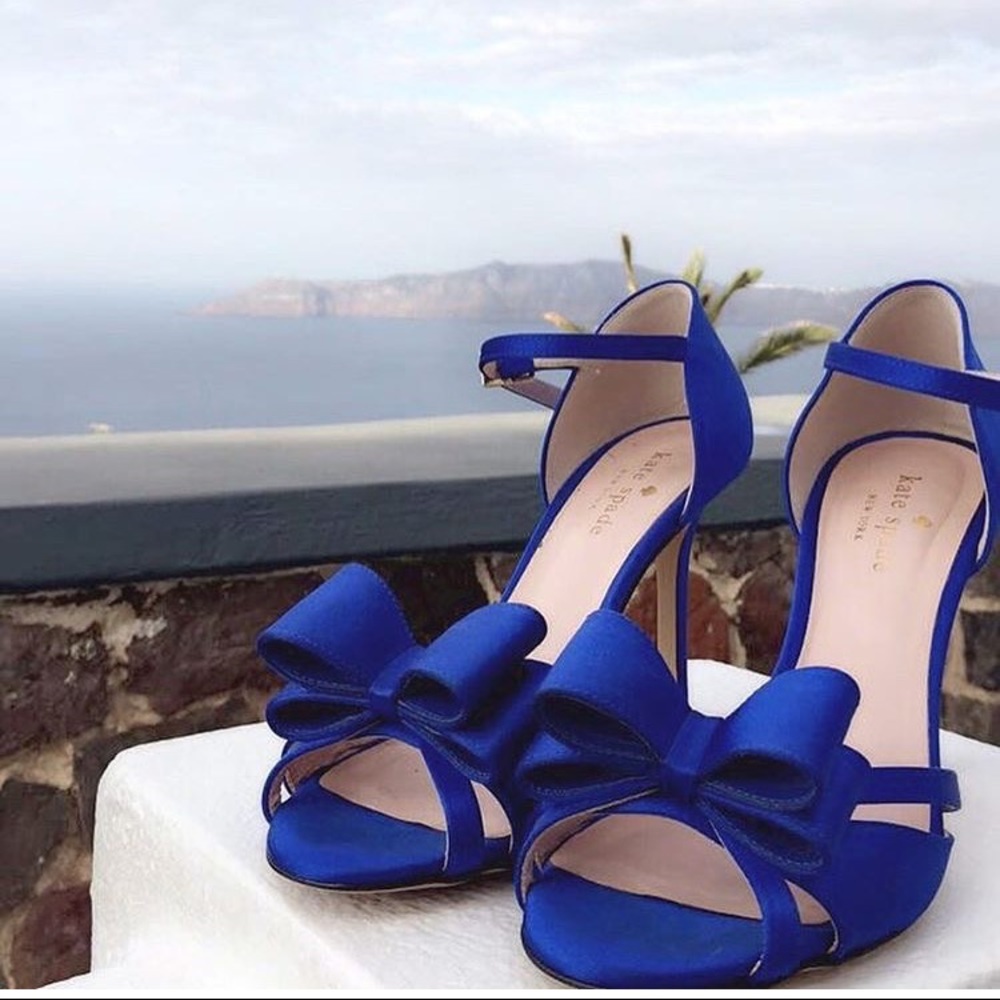 Kate Spade Blue Heels